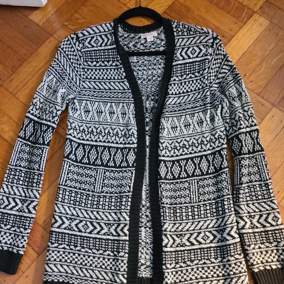 Merona Sweaters - New cardigan black and white hp🔥🔥🔥🔥